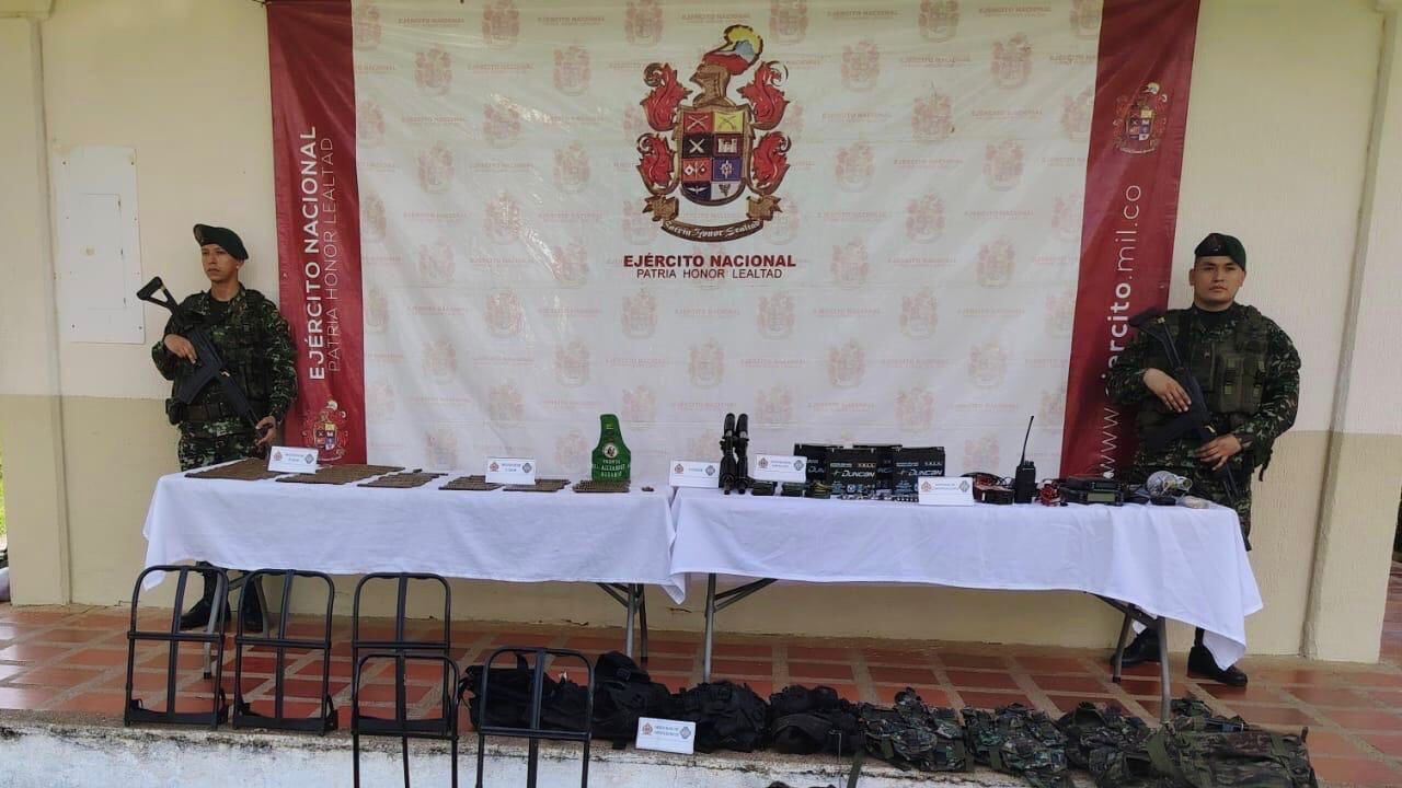 La operación ocurrió en El Bagre, Antioquia.