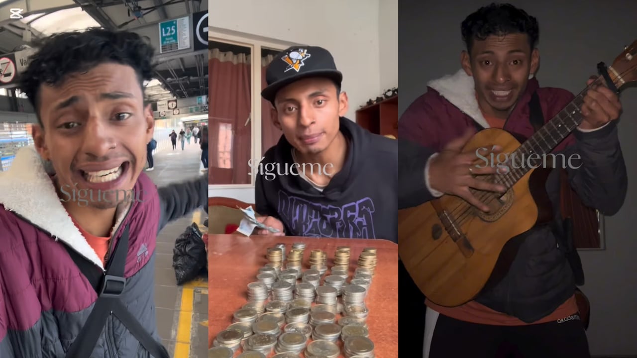 Georgito, cantante que trabaja en TransMilenio, reveló lo que reúne tras ocho horas de trabajo.