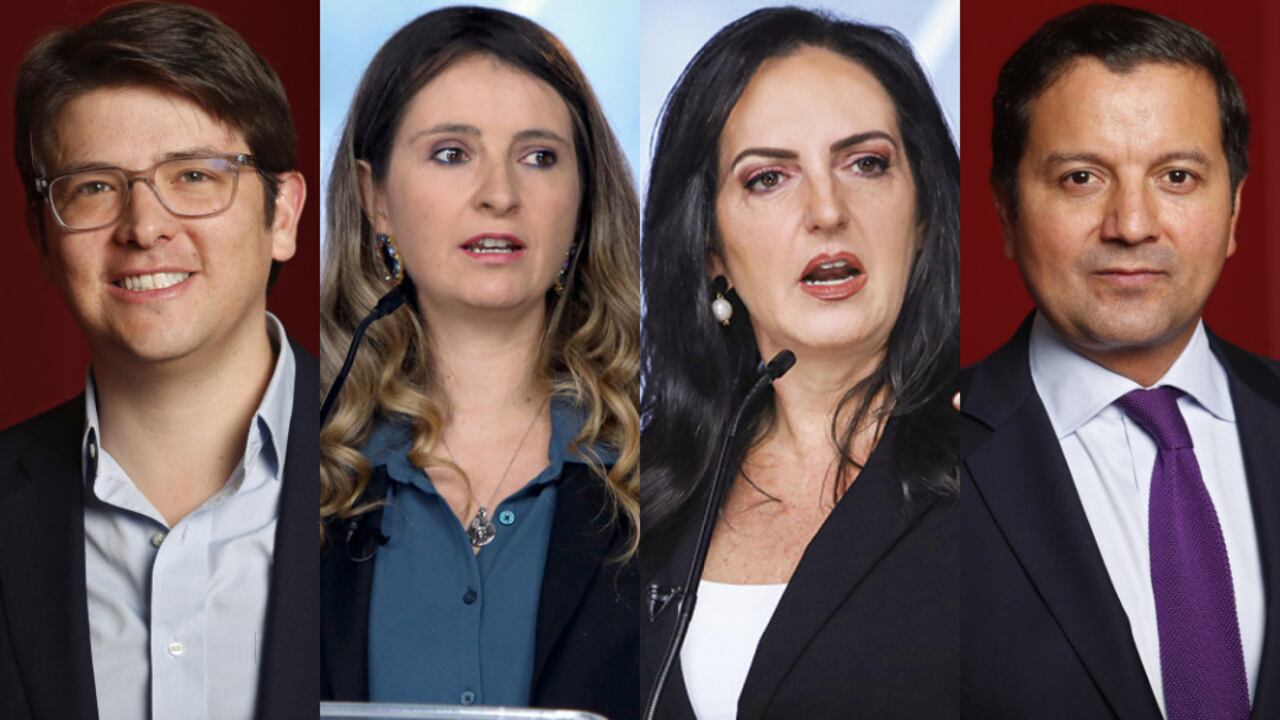 Miguel Uribe, Paloma Valencia, María Fernanda Cabal y David Luna dan su balance de los 100 primeros días de la oposición.
