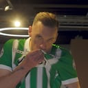 Franco Armani besa el escudo de Atlético Nacional