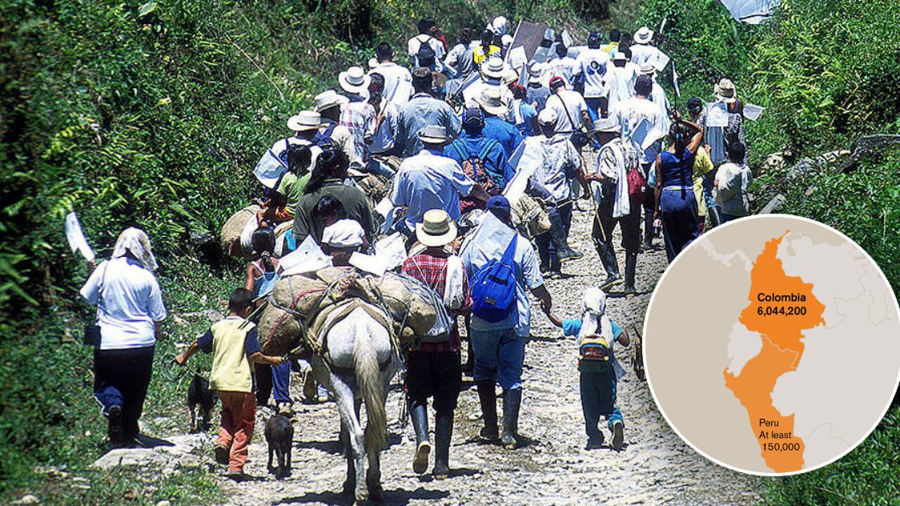 El año pasado hubo 11 millones más de desplazados en el mundo.