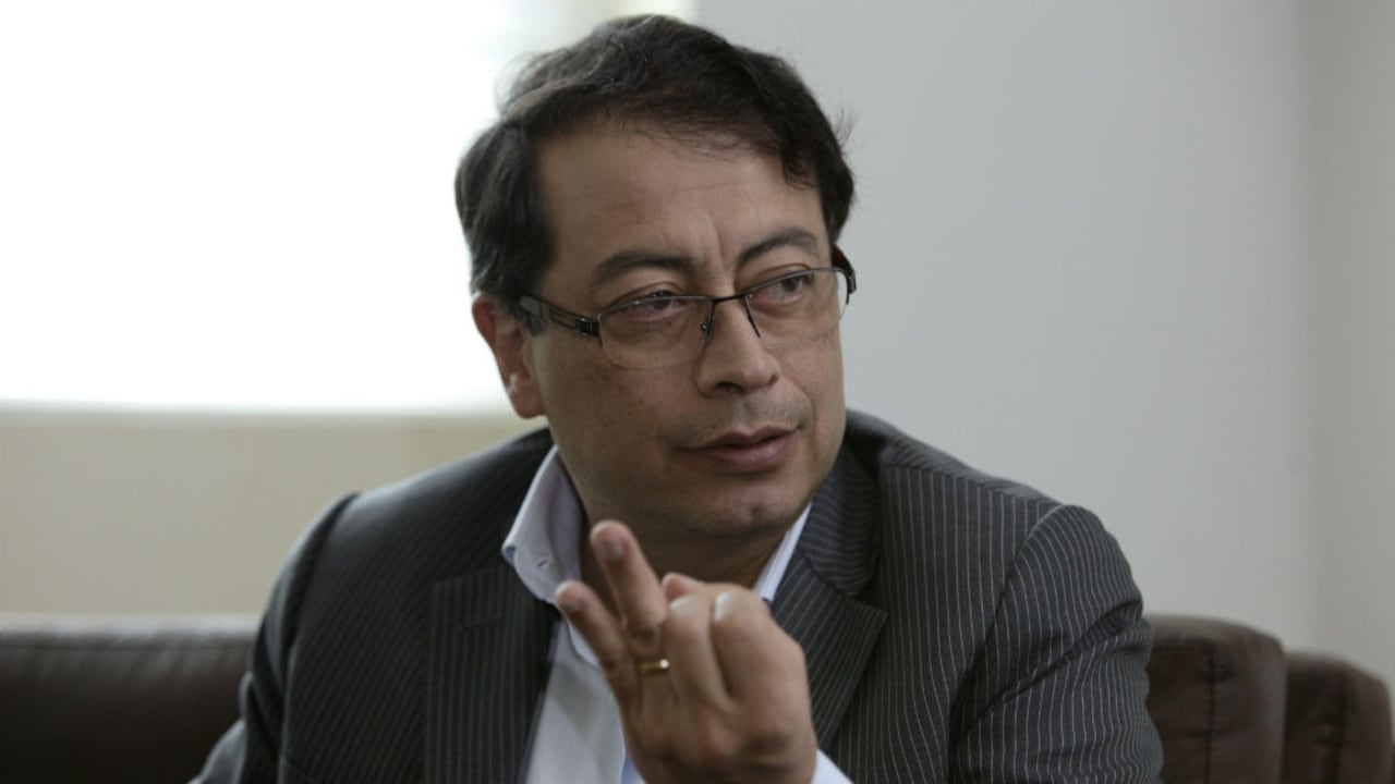 El alcalde Gustavo Petro.