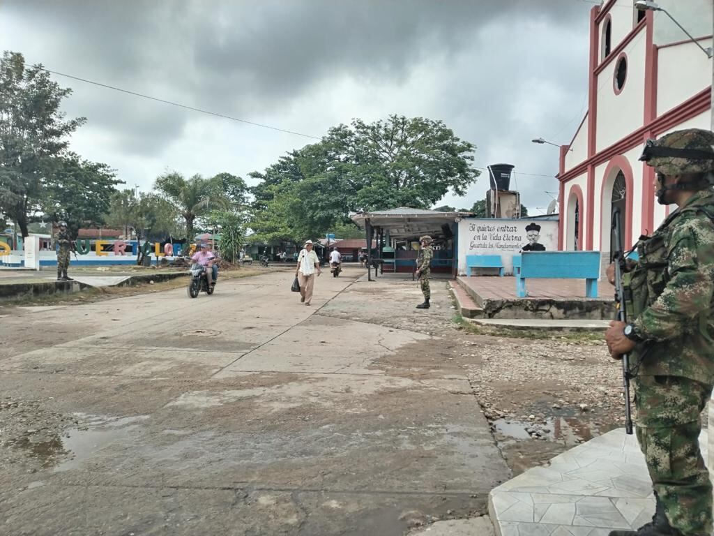 El municipio de El Bagre está militarizado