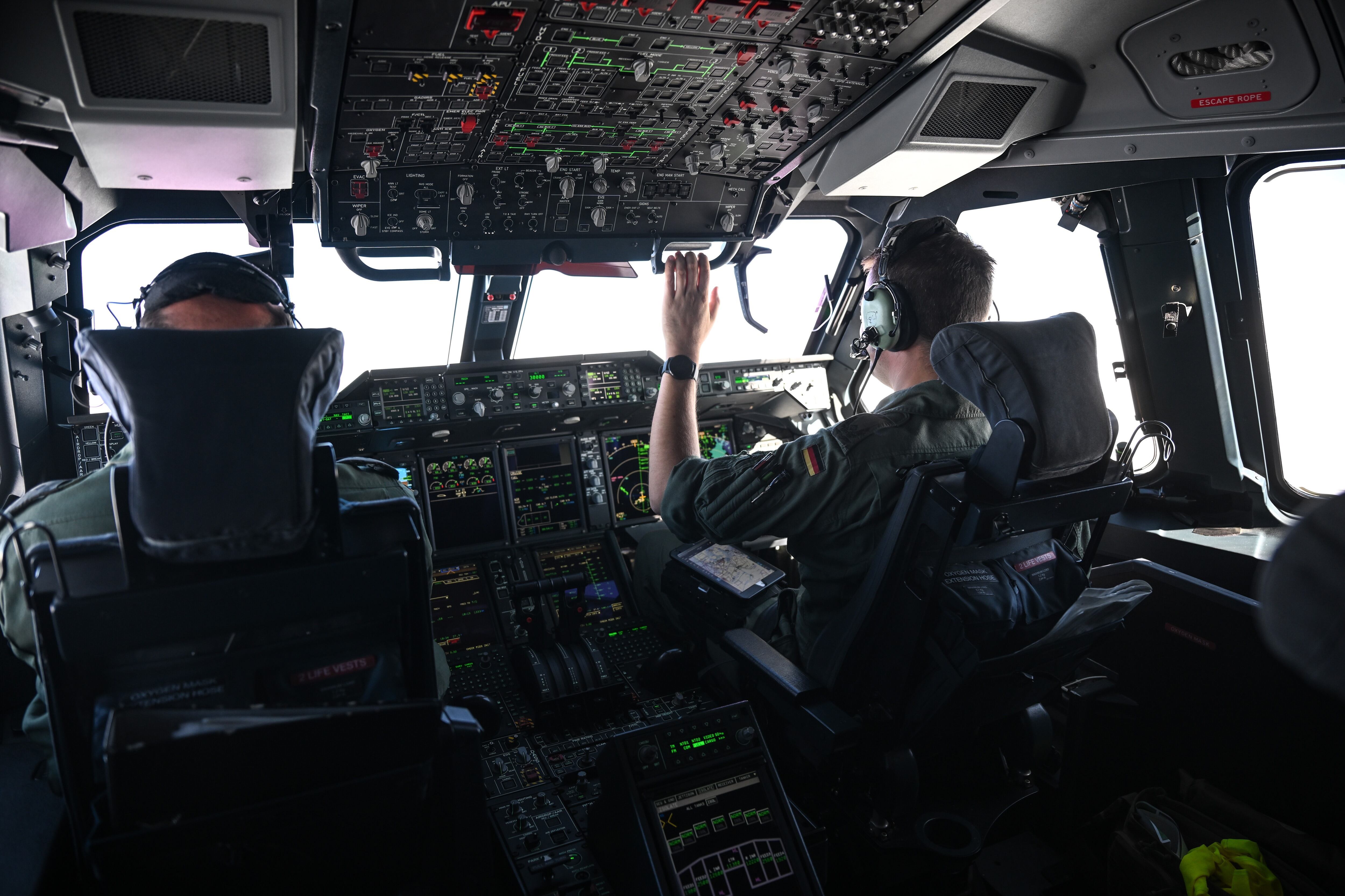 El incidente prendió las alarmas dentro del avión