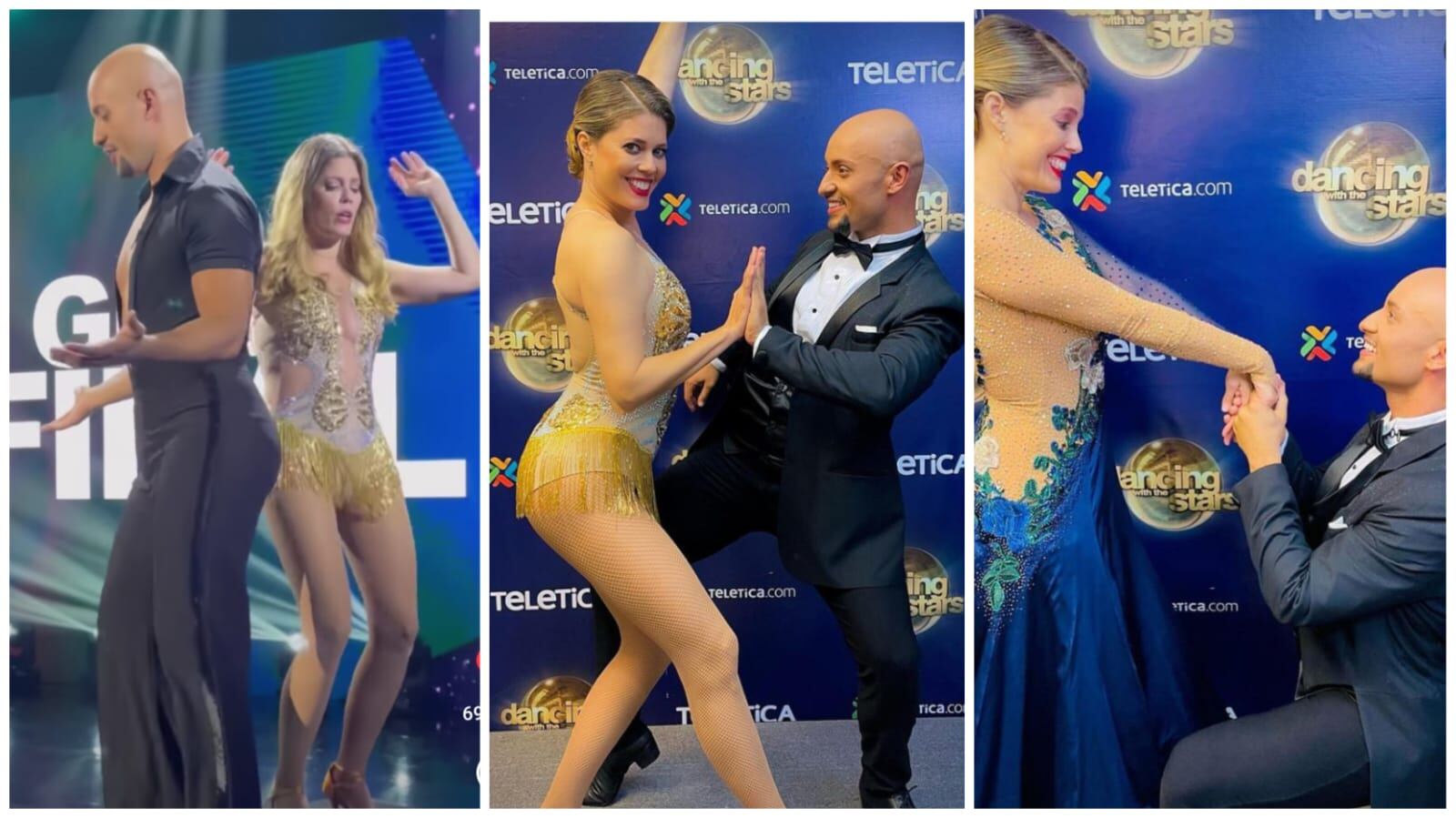 Lorna Cepeda y Michael Rubi en Bailando con las estrellas