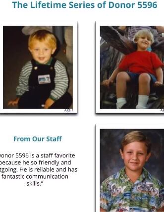 Donador de esperma a Epa Colombia cuando era niño.