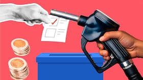 Baja gasolina votos