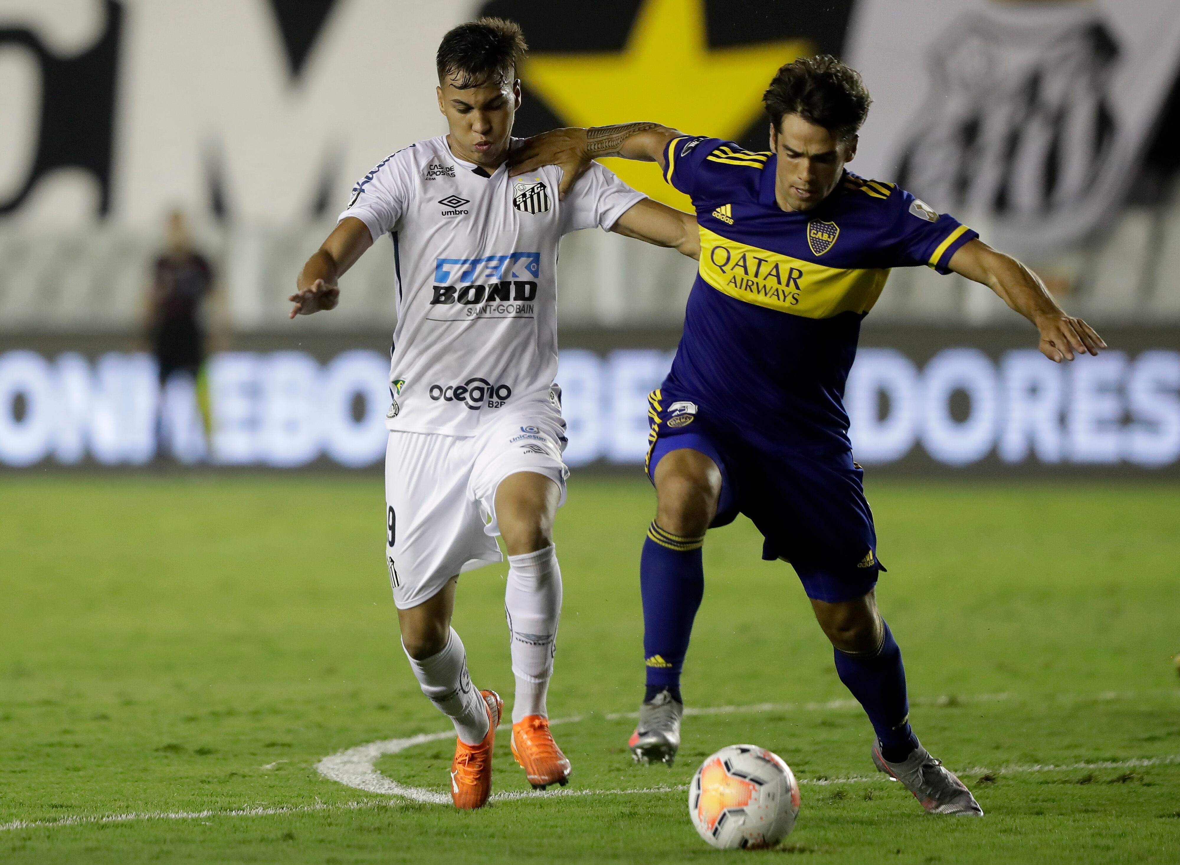 Partido Santos y Boca