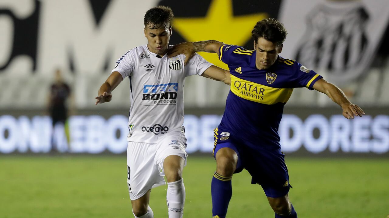 El Boca Juniors cayó frente a Santos y quedó eliminado de la Copa Libertadores.