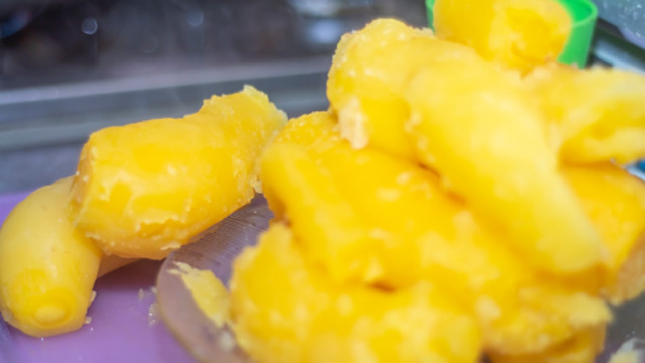 Baroa potato, variation of Brazilian potato very similar to Brazilian cassava and yellow.