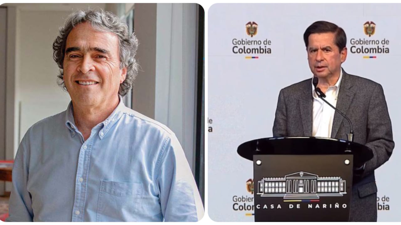 Excandidato presidencial, Sergio Fajardo y ministro del Interior, Juan Fernando Cristo.
