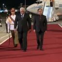 Llegada del presidente Gustavo Petro a La Habana, Cuba.