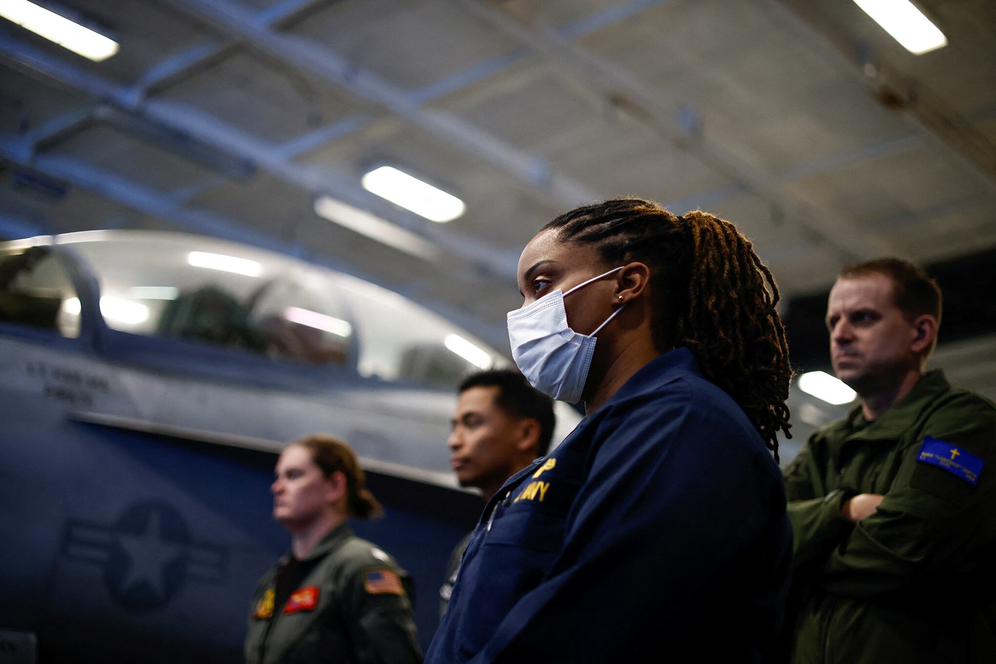 A bordo portaaviones USS Harry Truman