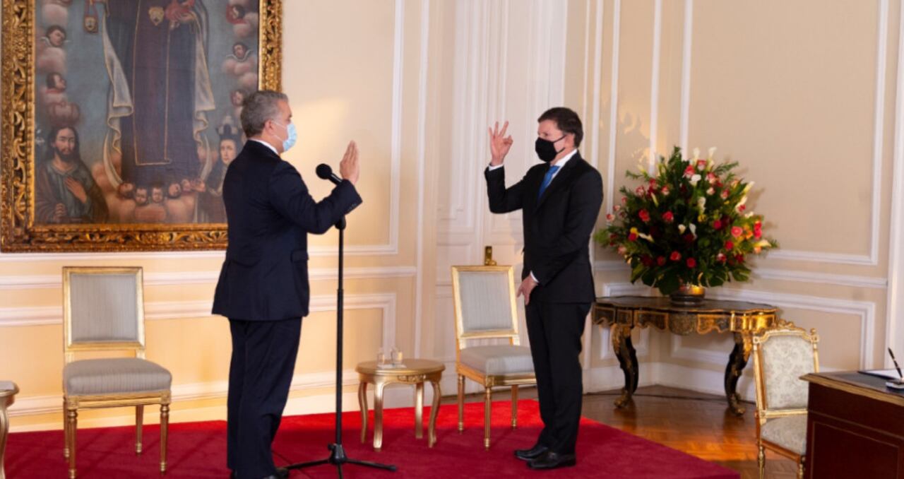 Wilson Ruiz fue confirmado por el presidente Iván Duque como nuevo jefe de la cartera de Justicia.