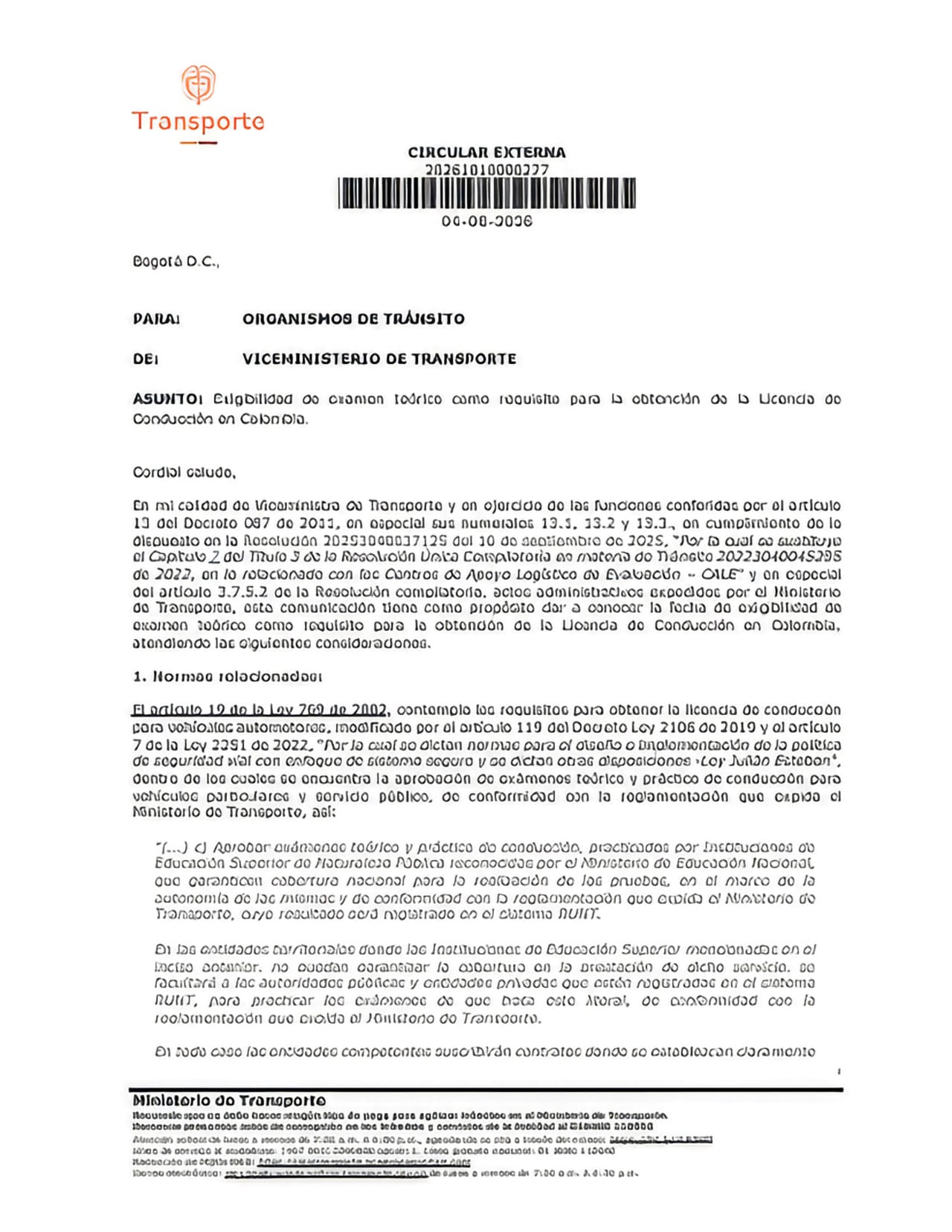 SUMINISTRADO A SEMANA A.P.I.
