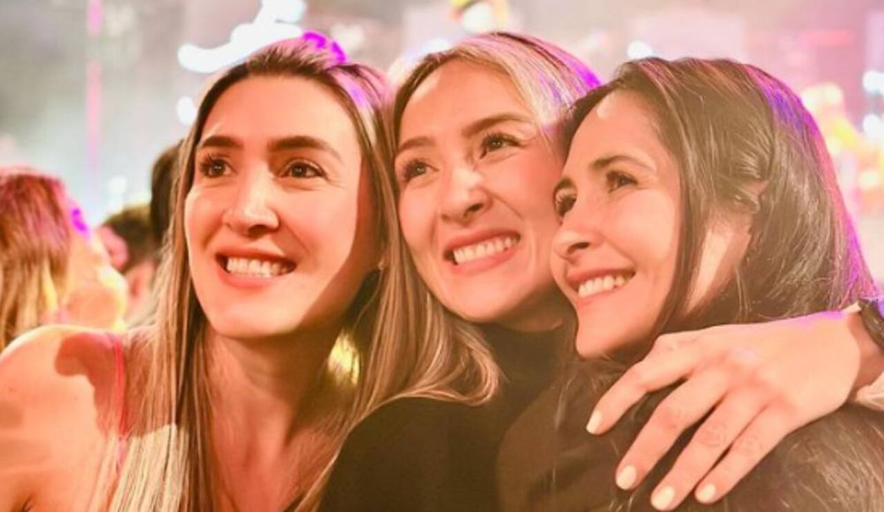 La familia Durango: Marcela, Luisa y Michelle.