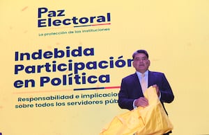 Con el eslogan “La línea que no se cruza”, el Ministerio Público busca enviar un mensaje preventivo sobre los límites que impone la Constitución durante el proceso electoral.