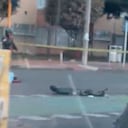 El accidente que involucró patineta en Usaquén, el lunes 6 de julio.