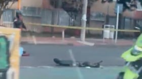 El accidente que involucró patineta en Usaquén, el lunes 6 de julio.