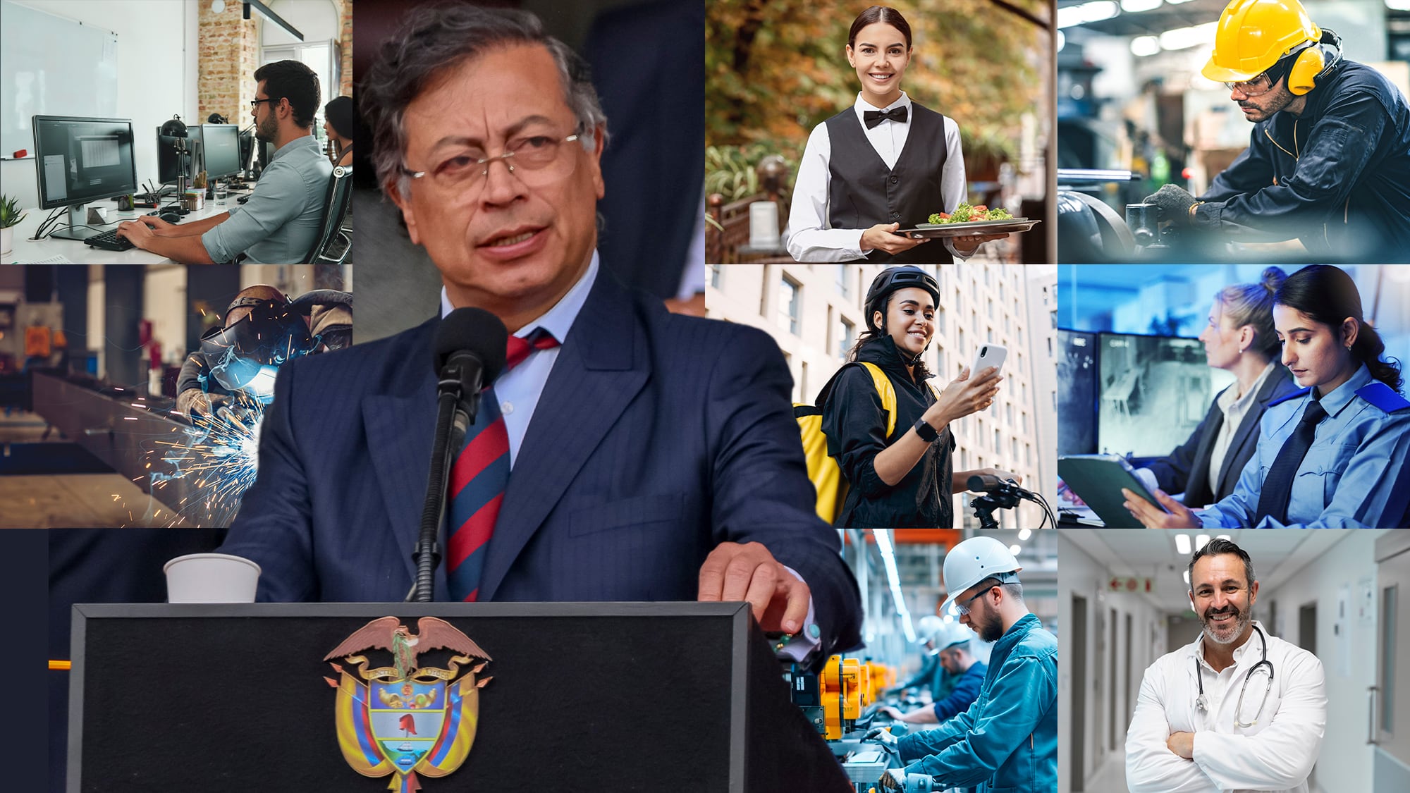 trabajadores y reforma tributaria de Gustavo Petro