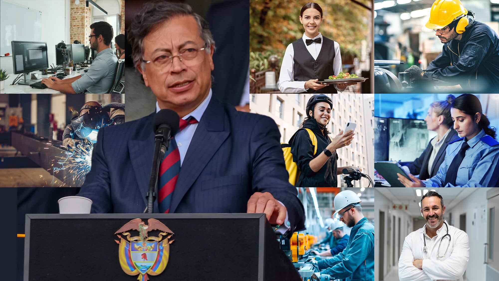 trabajadores y reforma tributaria de Gustavo Petro