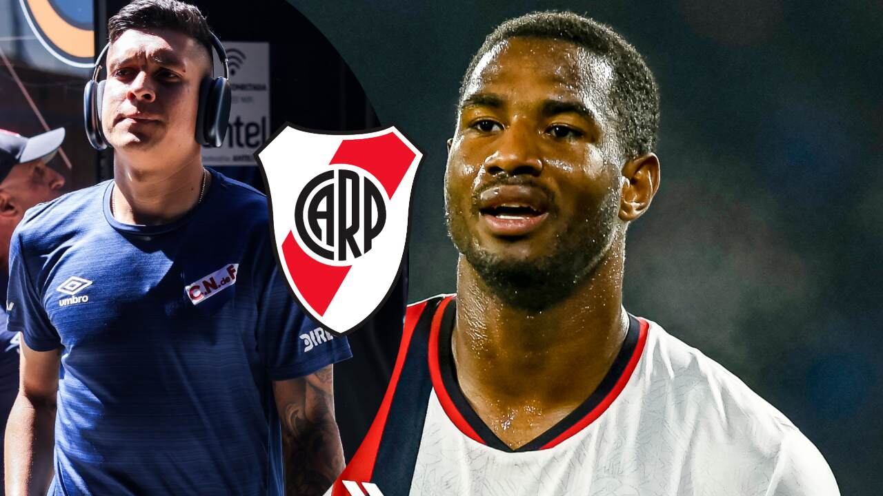 Dos de los jugadores colombianos que busca River Plate.
