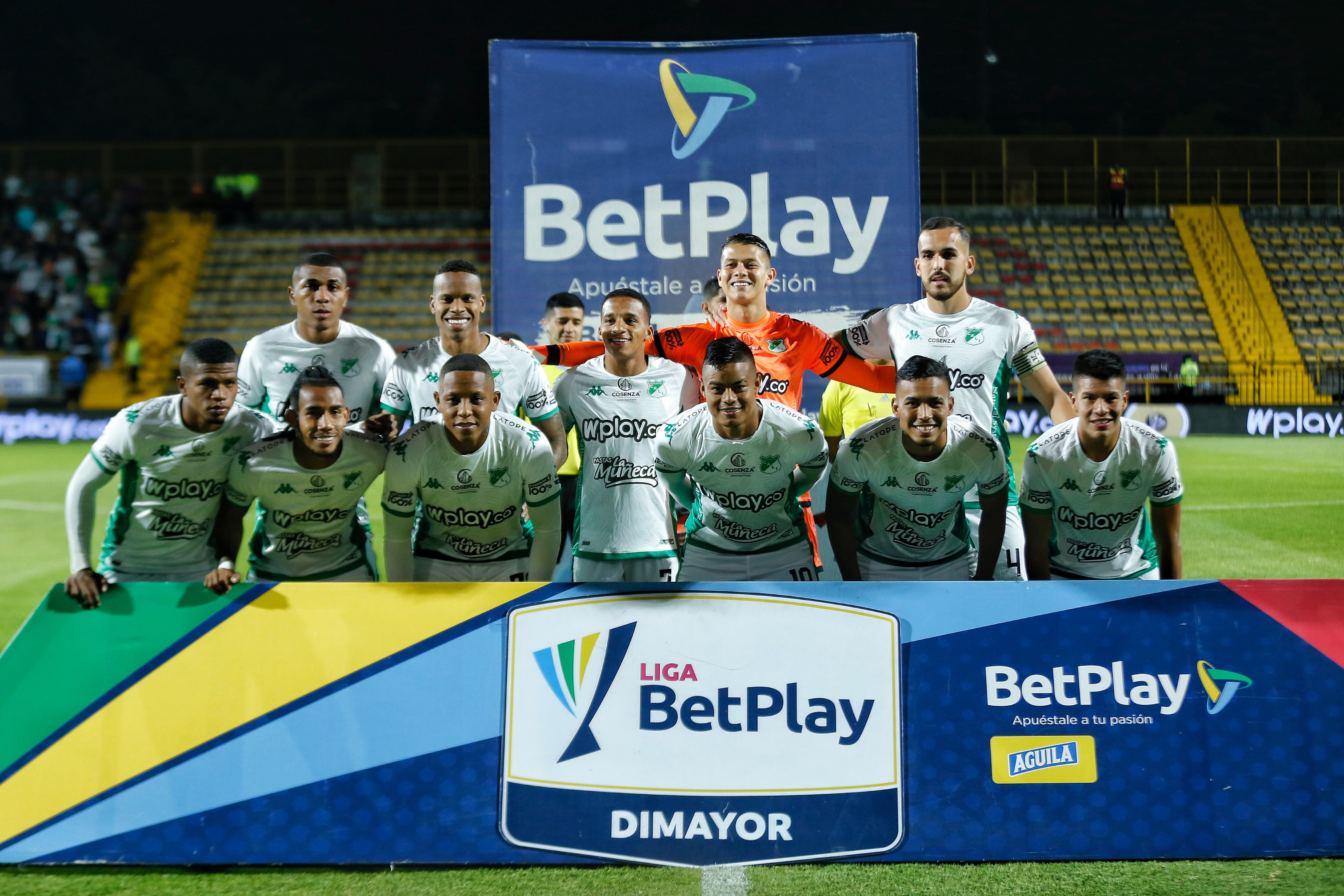 Once inicial del Deportivo Cali ante Equidad.