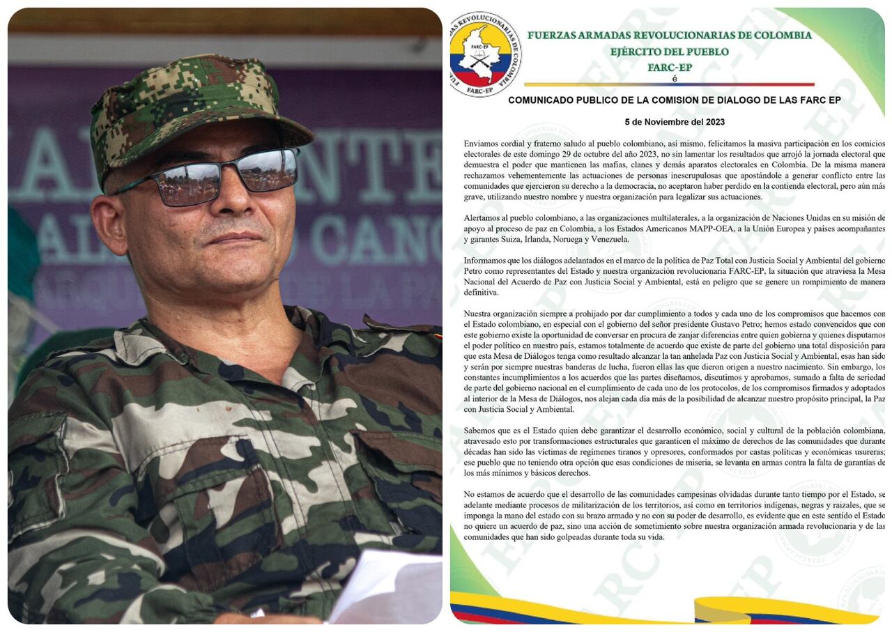 En un comunicado el grupo armado ilegal denunció incumplimiento del Gobierno nacional a los acuerdos en la mesa de diálogo.