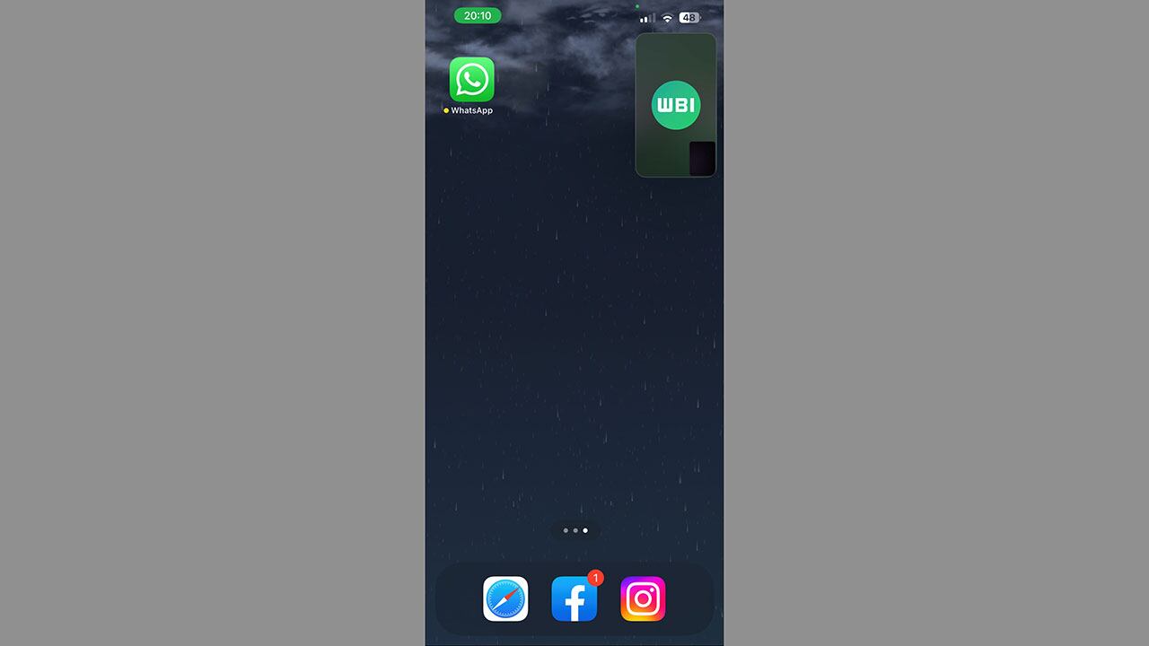 Modo Picture in Picture para las videollamadas en WhatsApp a través de un iPhone.