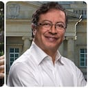 Ángel Becassino y Gustavo Petro.