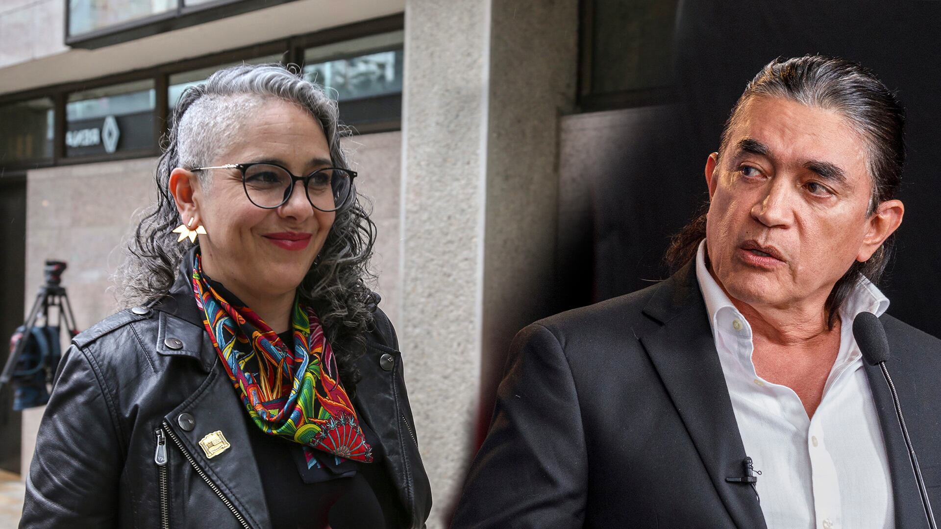 María José Pizarro y Gustavo Bolívar