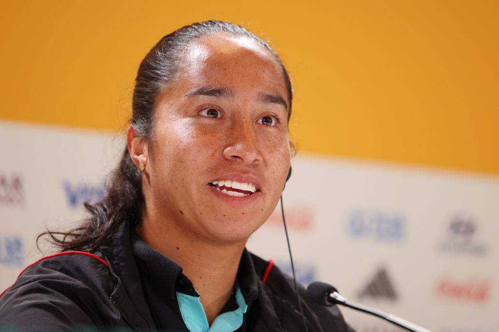 La delantera habló en rueda de prensa