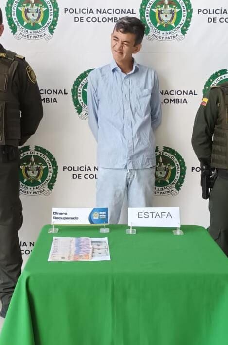 El dinero de la víctima fue recuperado por la Policía.