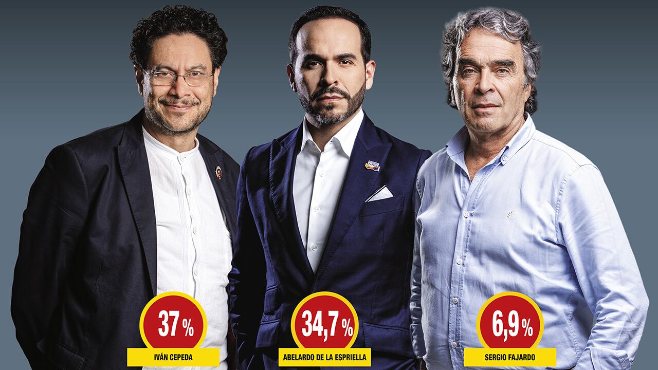 Intención de voto para la primera vuelta.