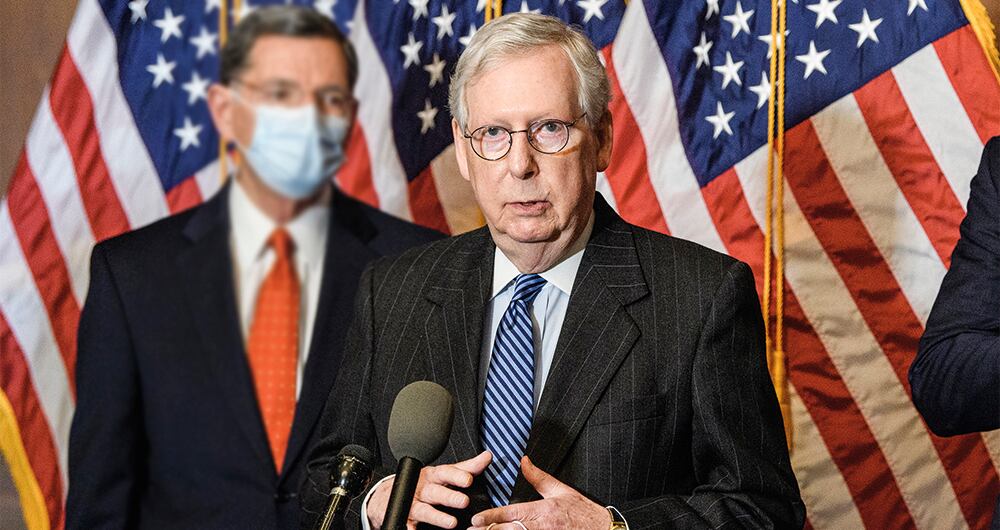 Mitch McConnell Líder del Partido Republicano en el Senado