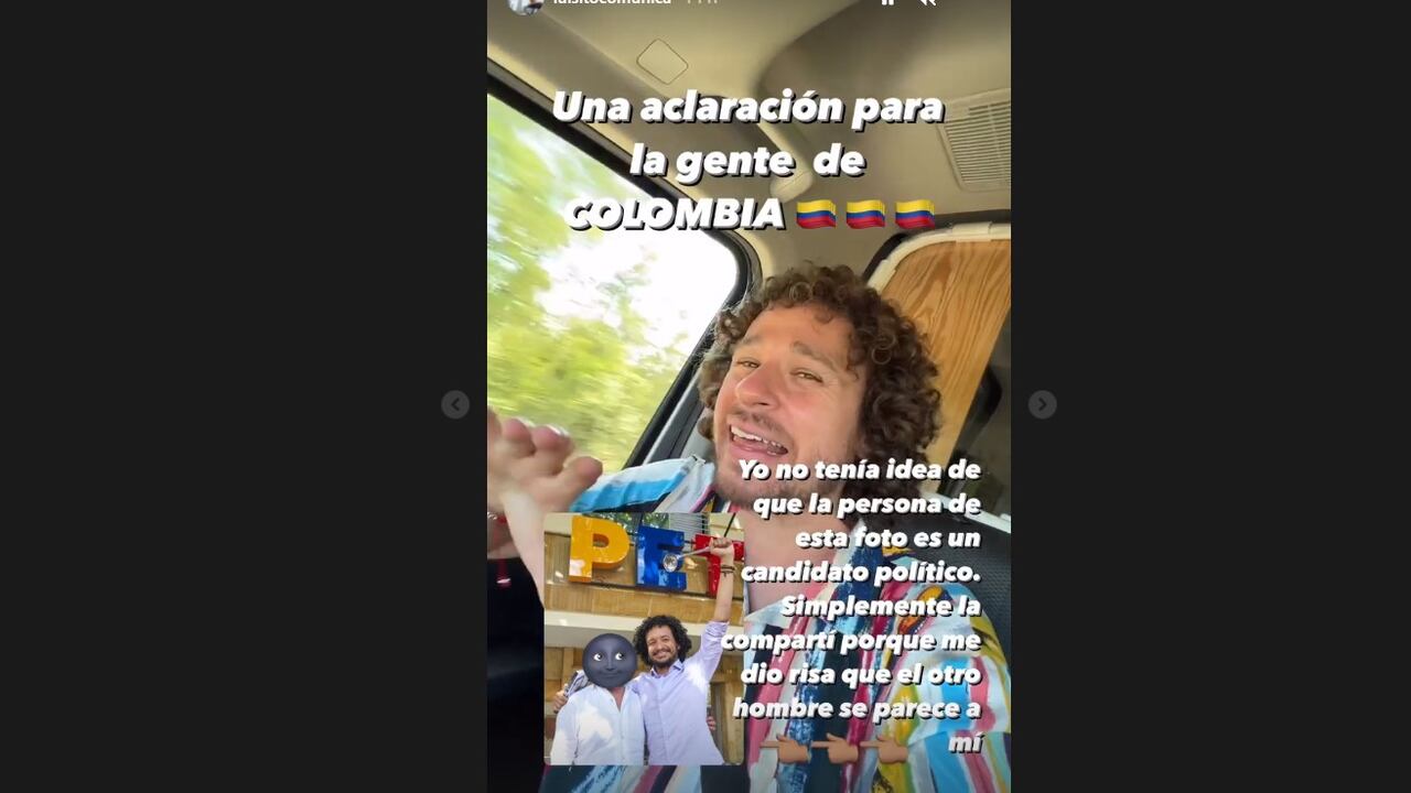 El influencer mexicano Luis VIllar habló de la foto en la que supuestamente apoya a Gustavo Petro