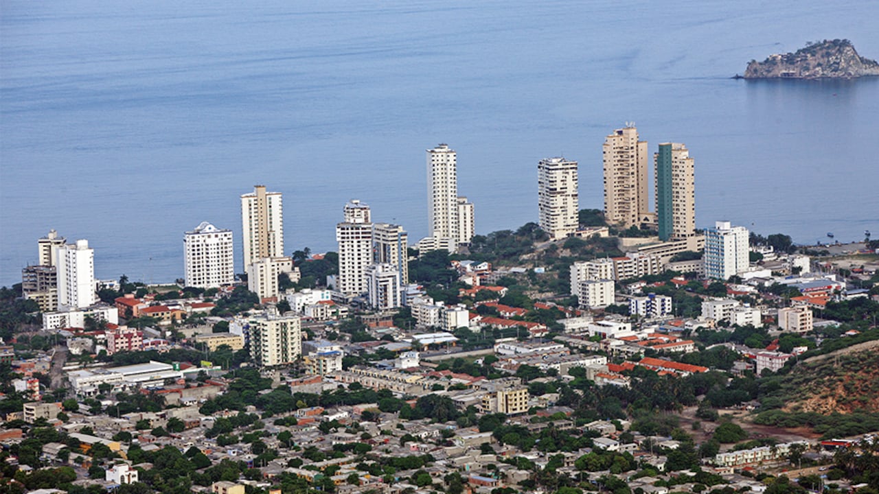 Imagen referencia de panorámica de Santa Marta.