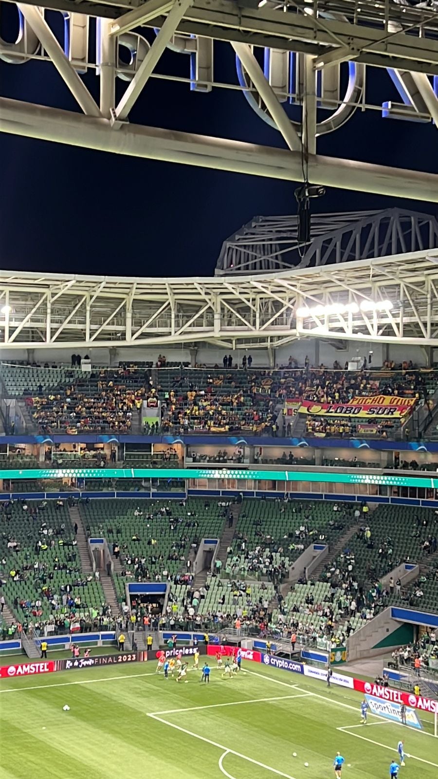 Masiva asistencia de los hinchas matecañas en Sao Paulo