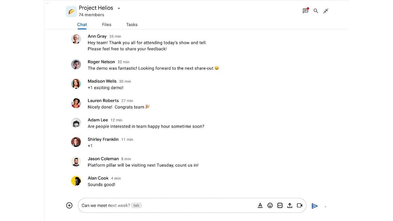 Google agrega IA a los chats para ayudar a los usuarios.
