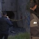 Este es el momento en el que inspeccionan la alcantarilla del sitio.