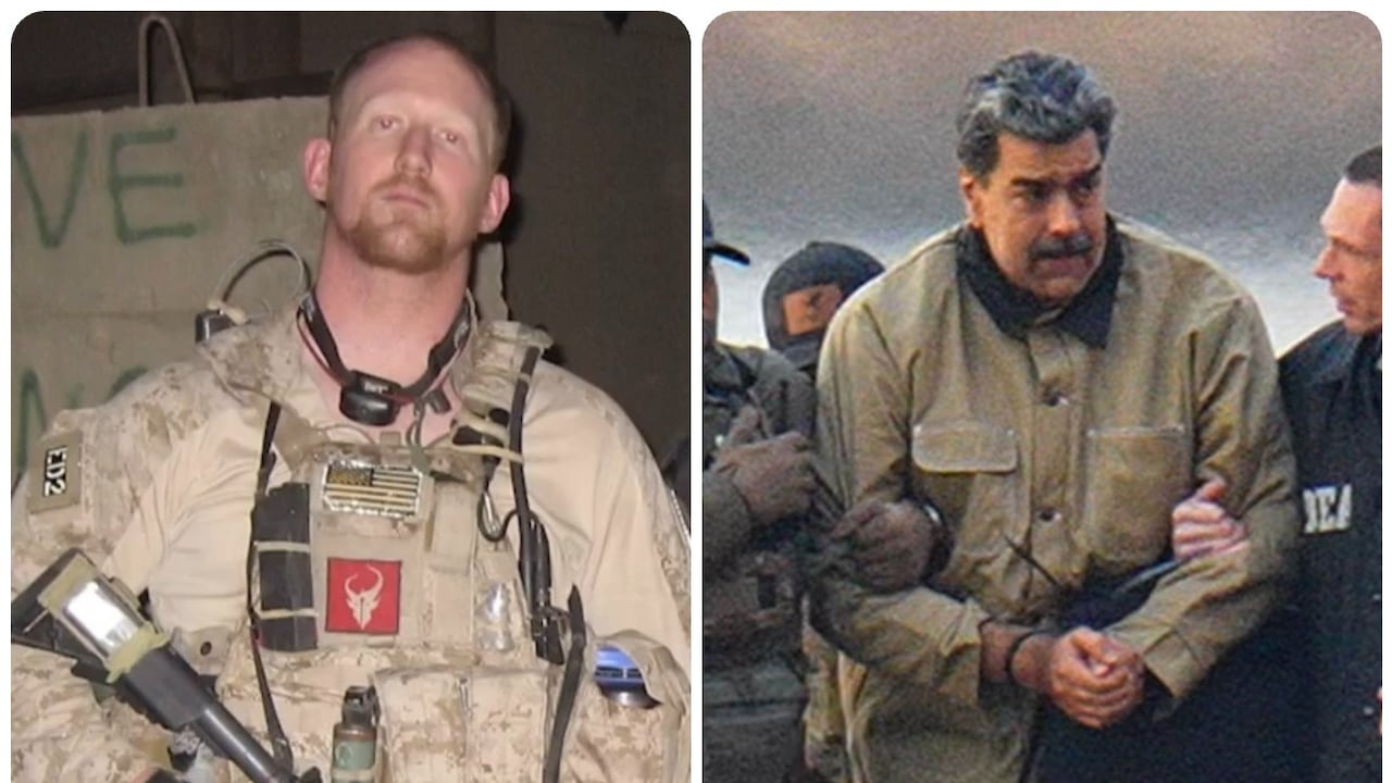 Robert J. O'Neill y Nicolás Maduro.
