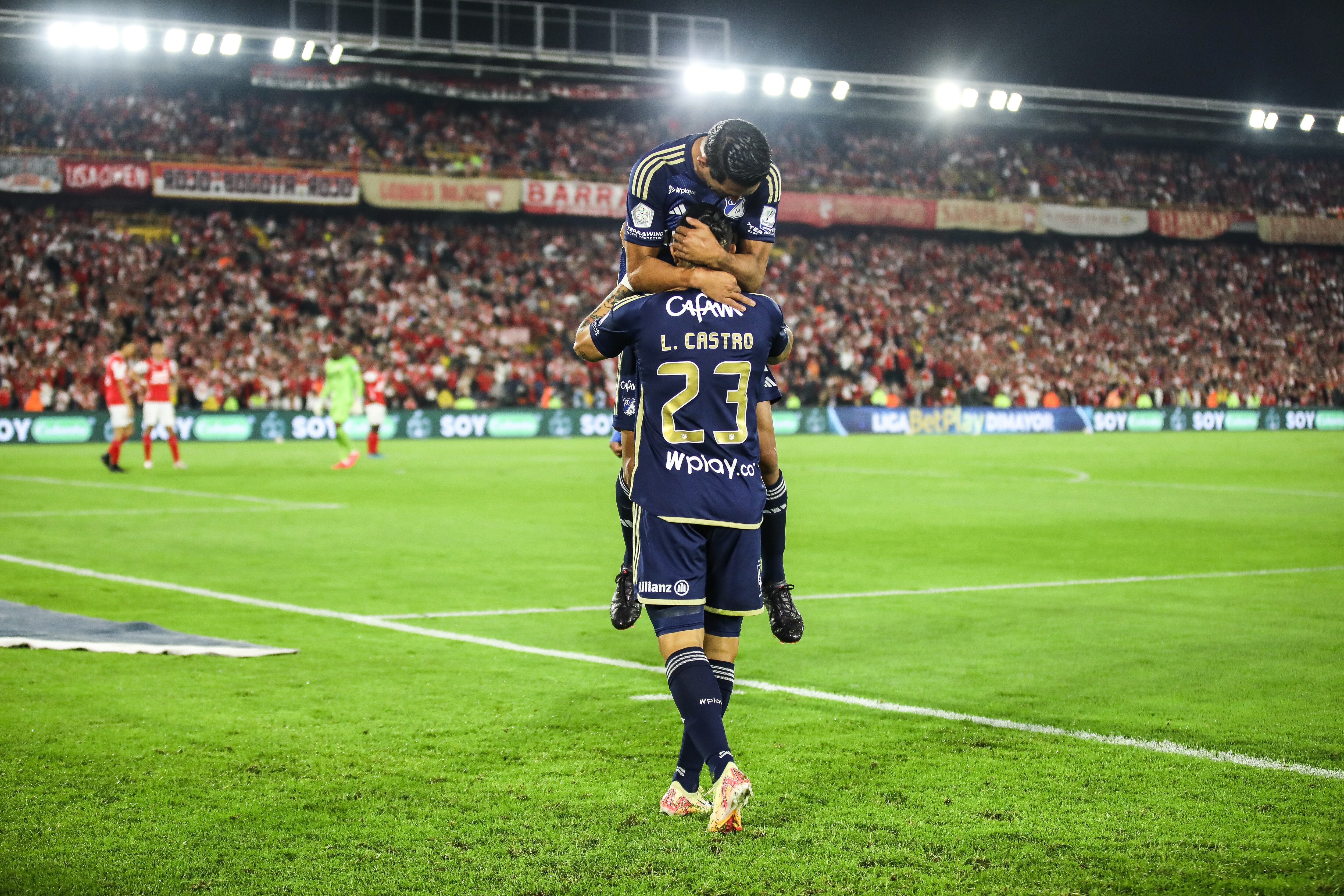 Partido Liga Betplay Millonarios vs Independiente Santa Fe