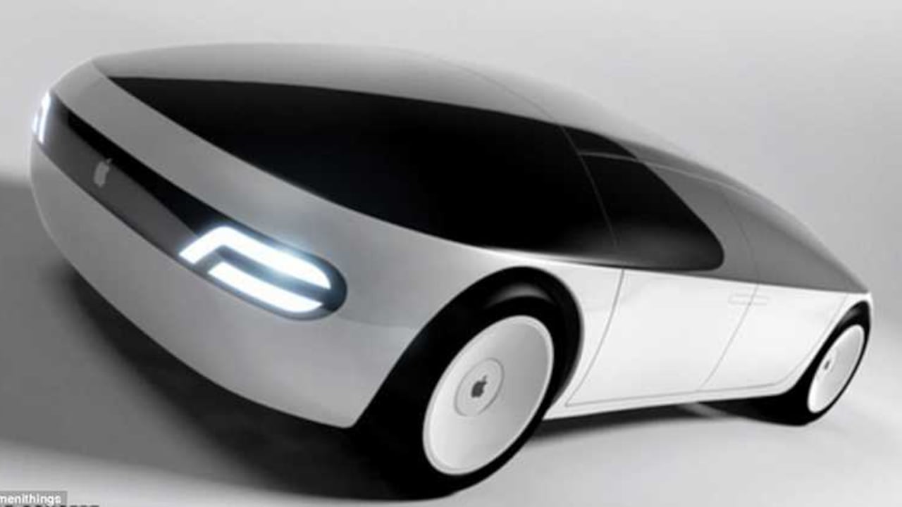 Un diseñador retrata como sería el carro eléctrico conservando los rasgos minimalistas de Apple.