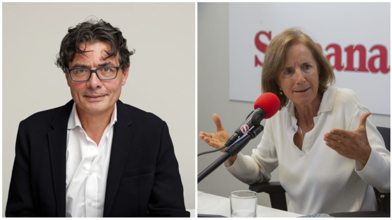 Alejandro Gaviria y Salud Hernández.