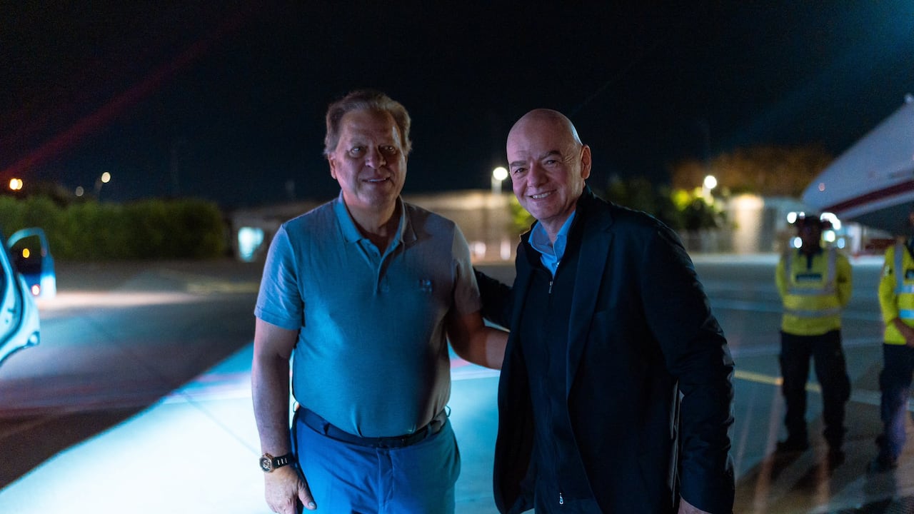 Gianni Infantino (Fifa) - Ramón Jesurún (FCF)