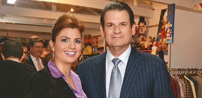 Vivi Barguil y Luis Carlos Sarmiento.