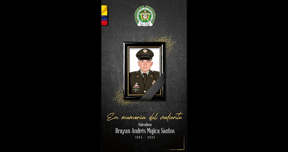 El fallecido investigador Brayan Andrés Mojica.
