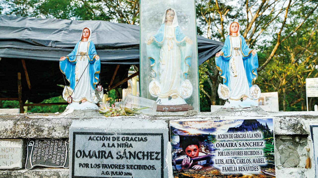 Altar a Omayra Sánchez en Armero.