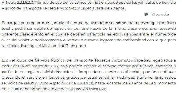 Artículo 2.2.1.6.2 del Decreto 431 de 2017