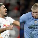 Leipzig vs. Manchester City. Champions League.